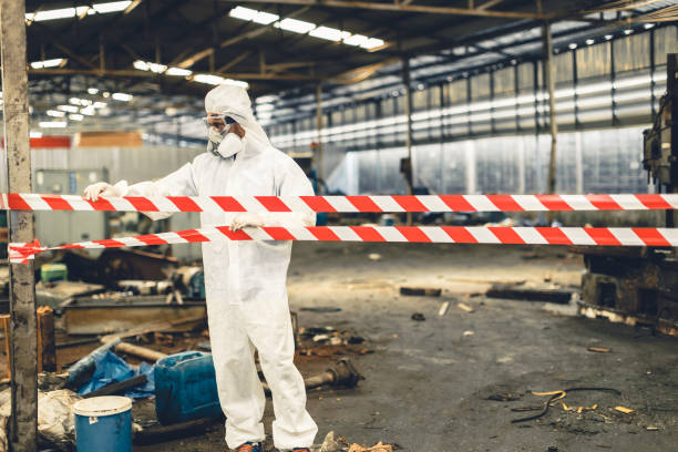 Professional Biohazard technician working in Verona, WI